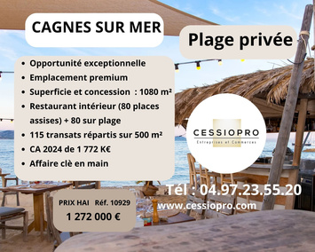 Vente - Restaurant - Cagnes-sur-Mer (06800)