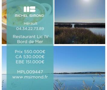 Vente - Hôtel - Restaurant - Café - Licence IV - Hérault (34)