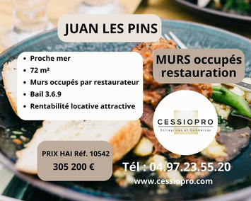 Vente de murs de boutique - Juan les pins (06160)