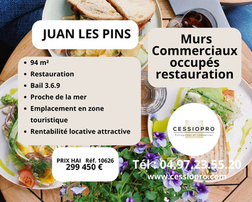 Vente de murs de boutique - Juan les pins (06160)
