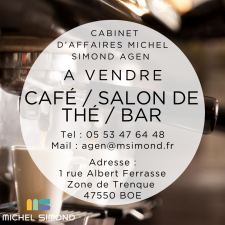Vente - Bar - Brasserie - Restaurant rapide - Salon de thé - Café - Glacier - Snack - Lot-et-Garonne (47)