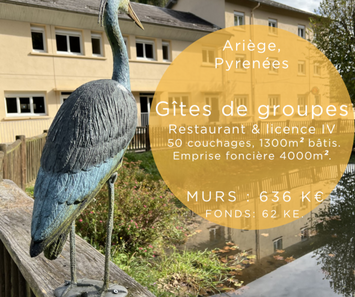 Vente - Hôtel - Gîte - Chocolaterie Chocolatier - Ariège (09)