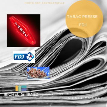 Vente - Tabac - FDJ - Librairie - Loto - PMU - Presse - Paris (75)