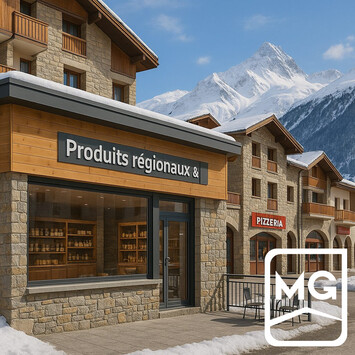Vente - Boucherie - Charcuterie - Alimentation - Epicerie - Sandwicherie - Terminal de cuisson - Mâcot-la-Plagne (73210)-photo-1