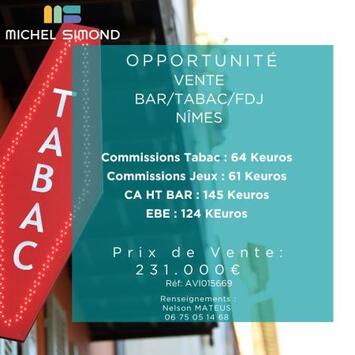 Vente - Bar - Brasserie - Hôtel - Restaurant - Restaurant du midi - Tabac - Café - Loto - Gard (30)-photo-1