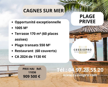 Vente - Restaurant - Cagnes-sur-Mer (06800)