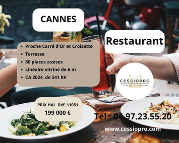 Vente - Restaurant - Cannes (06400)