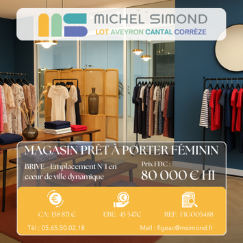 Vente - Habillement - Corrèze (19)