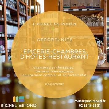 Vente - Bar - Restaurant - Restaurant du midi - Tabac - Epicerie - FDJ - Loto - Superette - Chocolaterie Chocolatier - Seine-Maritime (76)