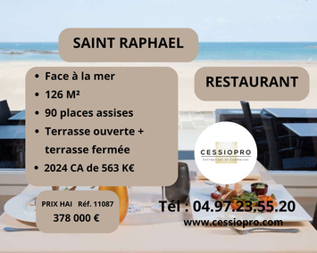 Vente - Restaurant - Saint-raphael (83700)