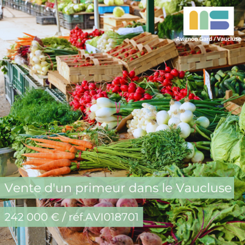 Vente - Alimentation - Epicerie - Fruits et légumes - Superette - Vaucluse (84)