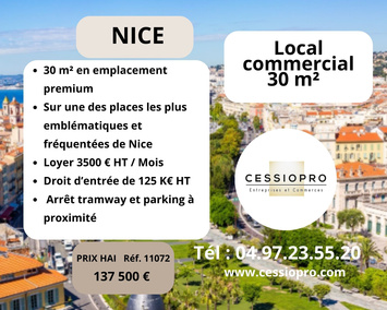 Location Local Commercial - Nice (06300)