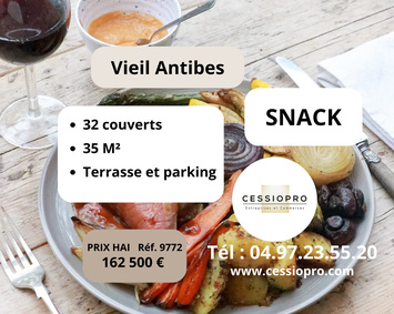 Vente - Restaurant rapide - Snack - Antibes (06600)