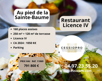 Vente - Restaurant - Licence IV - Aubagne (13400)