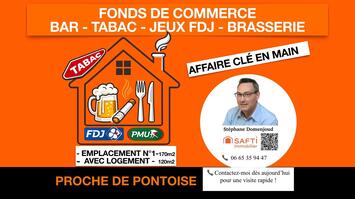 Vente - Bar - Brasserie - Tabac - FDJ - PMU - Pontoise (95000)
