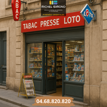 Vente - Tabac - Librairie - Loto - PMU - Presse - Pyrénées-Orientales (66)