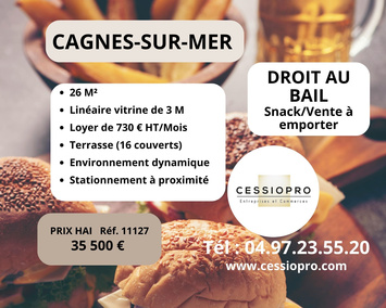 Location Local Commercial - Cagnes-sur-Mer (06800)