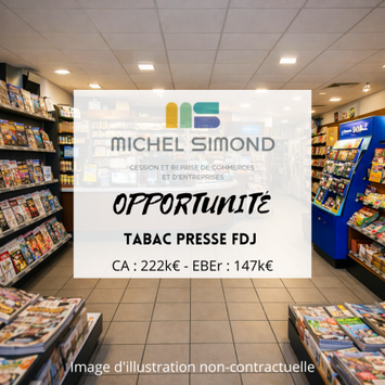 Vente - Tabac - FDJ - Librairie - Loto - Presse - Finistère (29)