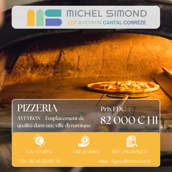 Vente - Restaurant - Pizzeria - Vente à emporter - Aveyron (12)