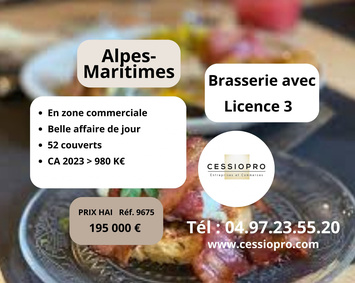 Vente - Brasserie - Licence III - Mougins (06250)-photo-2