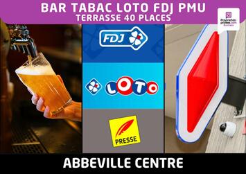 Vente - Bar - Tabac - FDJ - Loto - PMU - Somme (80)