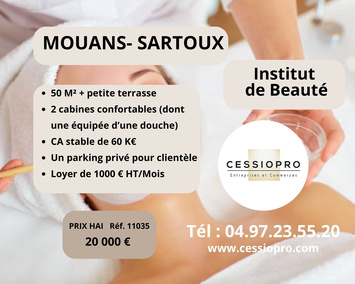 Vente - Esthétique - Institut de beauté - Mouans-Sartoux (06370)