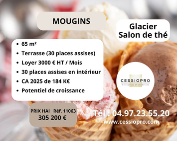 Vente - Salon de thé - Glacier - Mougins (06250)