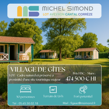 Vente - Hôtel - Camping - Gîte - Lot (46)