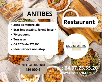 Vente - Restaurant - Antibes (06600)