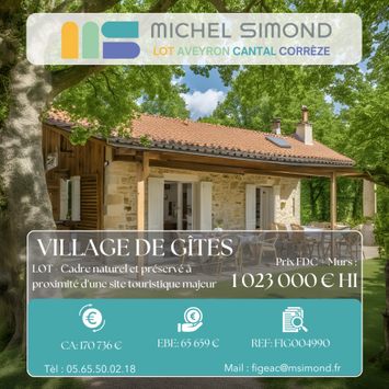 Vente - Hôtel - Gîte - Lot (46)