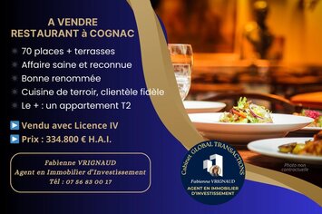 Vente - Restaurant - Cognac (16100)