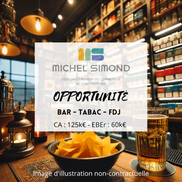 Vente - Bar - Tabac - FDJ - Librairie - Licence IV - Presse - Morbihan (56)