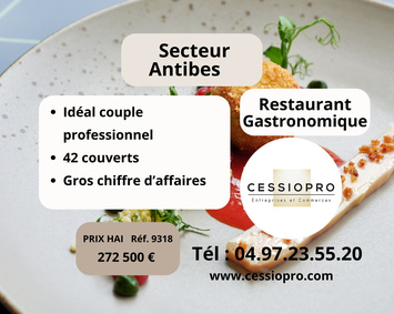 Vente - Restaurant - Restaurant gastronomique - Antibes (06600)