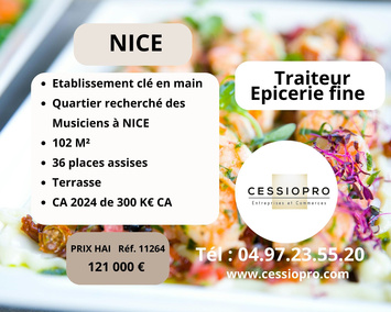 Vente - Alimentation - Epicerie - Traiteur - Nice (06000)