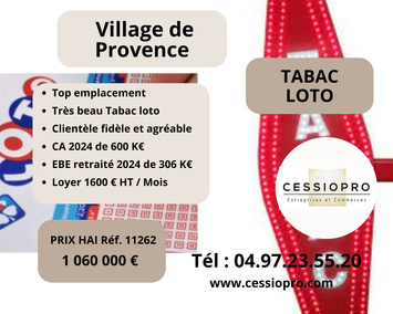 Vente - Tabac - Loto - Aix-en-Provence (13090)