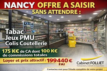 Vente - Tabac - PMU - Presse - CBD - Meurthe-et-Moselle (54)-photo-4