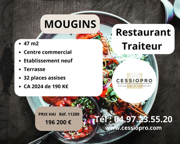 Vente - Restaurant - Traiteur - Mougins (06250)
