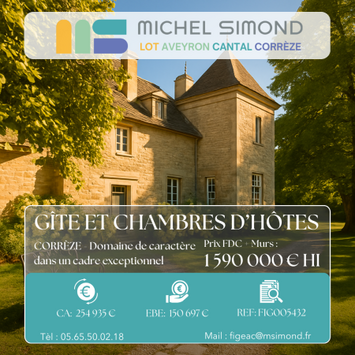 Vente - Bar - Hôtel - Restaurant - Gîte - Réception - Chocolaterie Chocolatier - Corrèze (19)