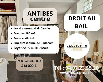 Location Local Commercial - Antibes (06600)