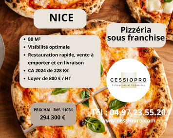 Vente - Restaurant - Pizzeria - Vente à emporter - Nice (06100)