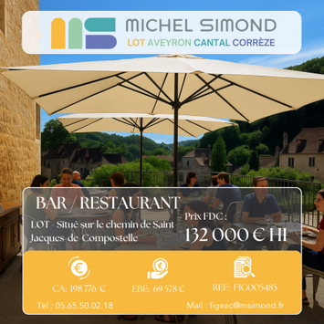 Vente - Bar - Brasserie - Restaurant - Licence IV - Lot (46)
