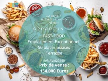 Vente - Hôtel - Restaurant - Restaurant rapide - Café - Snack - Gard (30)