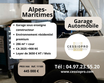 Vente - Garage - Cannes (06400)