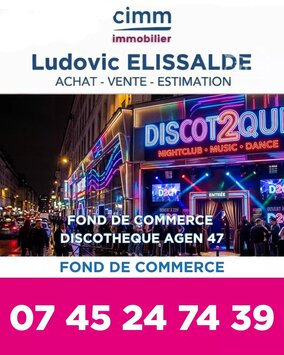 Vente - Discothèque - Licence IV - Agen (47000)