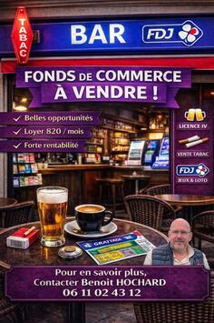 Vente - Bar - Tabac - FDJ - Loto - Var (83)