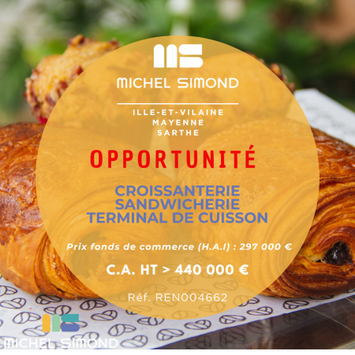 Vente - Restaurant rapide - Sandwicherie - Snack - Terminal de cuisson - Sarthe (72)