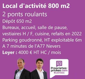 Location Local Commercial - Nièvre (58)