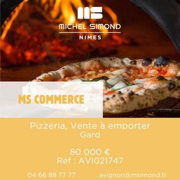 Vente - Restaurant - Pizzeria - Vente à emporter - Gard (30)