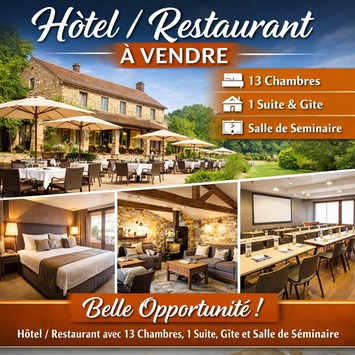 Vente - Hôtel - Restaurant - Gîte - Gien (45500)