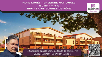 Vente de murs de boutique - Rhône (69)